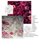 Serwetki z siatki lnianej