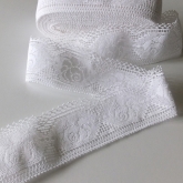 Koronka Nr 004 bawe�niana bia�a
