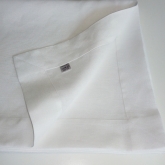 Obrus lniany bia�y 138x250 NEVADA