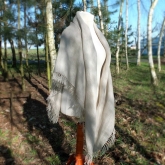 Chusta lniana szara 152x152