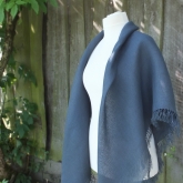 Chusta lniana niebieski d�insowy 150x150