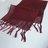 Szalik lniany Nr 005 ceglasty 24x198