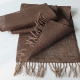 Szalik lniany Nr 009 br�z �redni 23x165