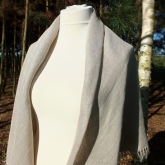 Chusta lniana szara 152x152