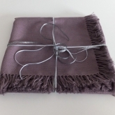 Chusta lniana wrzosowa 148x148