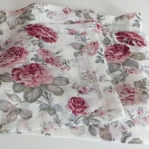  Serwetki lniane Nr 014 siatka biel w r�e kpl