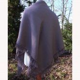 Chusta lniana wrzosowa 148x148