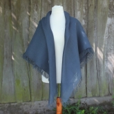 Chusta lniana niebieski d�insowy 150x150