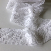 Koronka Nr 003 bawe�niana bia�a