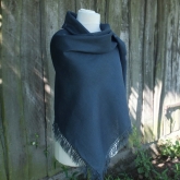 Chusta lniana niebieski d�insowy 150x150