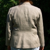 �akiet lniany szary 46